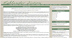 Desktop Screenshot of hlfiction.net